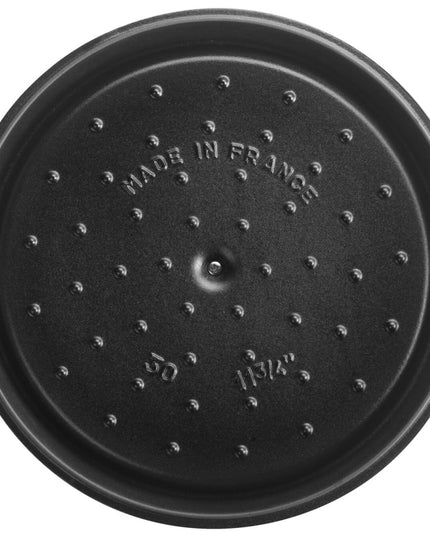 Nồi Cocotte Gang Tráng Men Staub 1004230 8.5 lít Có Nắp Màu Graphite Gray