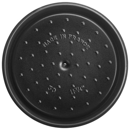 Nồi Cocotte Gang Tráng Men Staub 1004230 8.5 lít Có Nắp Màu Graphite Gray