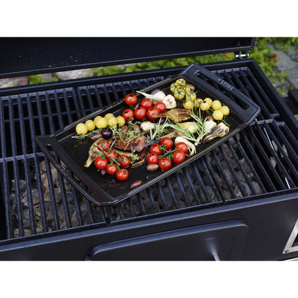 Chảo Nướng Staub 1003954 Chữ Nhật Có Tay Cầm 47 x 24.9 cm Gang Đúc Đen Mờ
