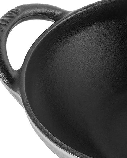 Chảo Gang Mini Staub 1004677 16.5 cm Tráng Men Có Nắp - Màu Xám Than Chì