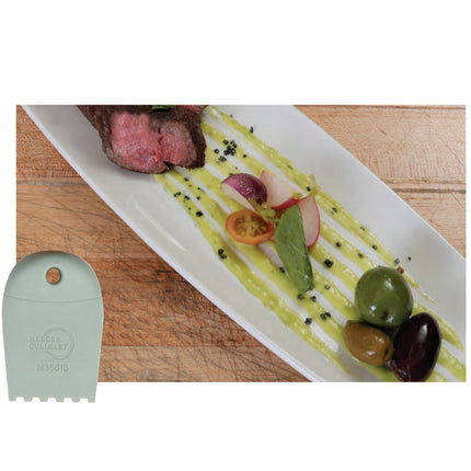 Dụng cụ tạo hình đĩa silicone góc vuông Mercer Culinary M35613 5mm