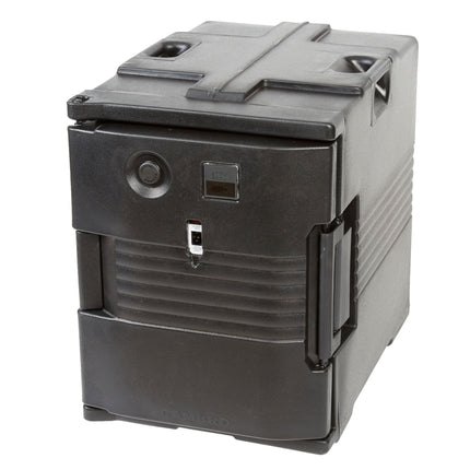 Thùng vận chuyển thực phẩm cách nhiệt bằng điện nạp trước màu đen Cambro Ultra Pan Carrier UPCH400 (110V) - Chứa tối đa 