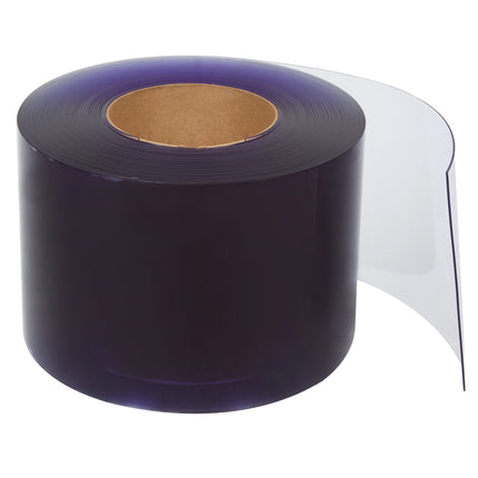 Cuộn rèm nhựa PVC trong suốt Curtron FCS08080-1 20,3 cm x 0,2 cm x 32 m - loại tiêu chuẩn