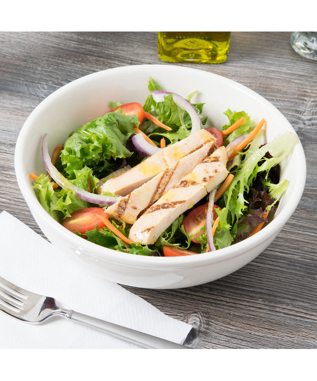Tô sứ màu ngà Tuxton BEB-3503 1 lít dùng cho mì, pasta, salad - Thùng 12 cái