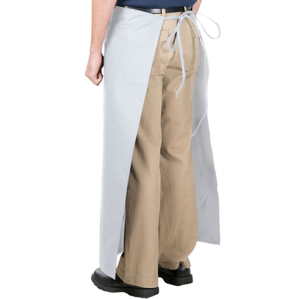 Tạp dề bistro vải poly-cotton Intedge xám, 2 túi