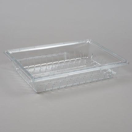 Khay thoát nước màu trong suốt Rubbermaid® FG330300CLR 66 x 45,7 x 12,7 cm