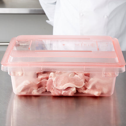 Nắp hộp đựng thực phẩm màu đỏ Carlisle StorPlus 10617C05 45,7 x 30,5 cm