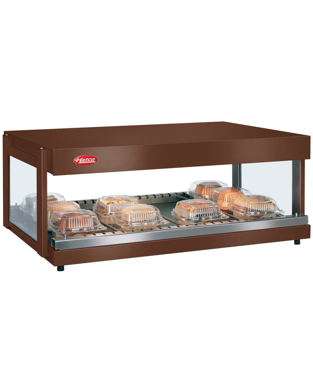 Tủ trưng bày giữ nóng ngang 1 tầng Hatco GRSDH-30 Glo-Ray 76 cm màu đồng cổ - 120V