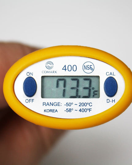 Nhiệt Kế Điện Tử Bỏ Túi Comark 400YB Que Đo 12.7 cm, Màu Vàng