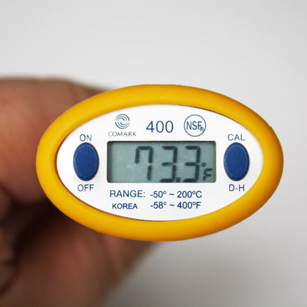 Nhiệt Kế Điện Tử Bỏ Túi Comark 400YB Que Đo 12.7 cm, Màu Vàng