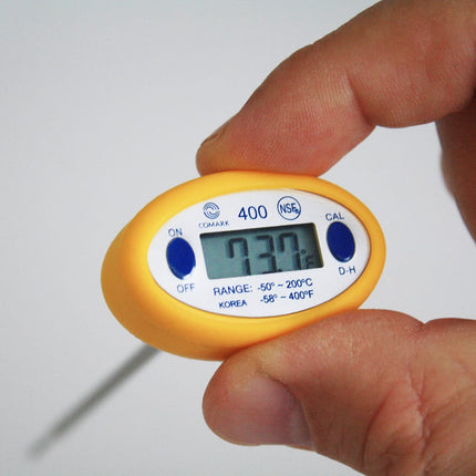 Nhiệt Kế Điện Tử Bỏ Túi Comark 400YB Que Đo 12.7 cm, Màu Vàng