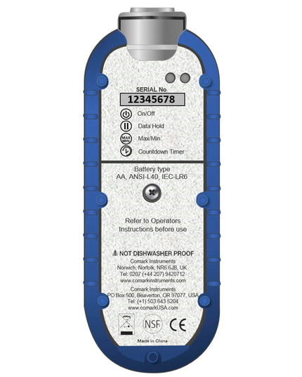Nhiệt Kế Cặp Nhiệt Điện Kỹ Thuật Số Chống Nước Comark C48 - Loại K
