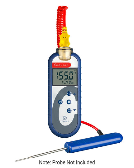 Nhiệt Kế Cặp Nhiệt Điện Kỹ Thuật Số Chống Nước Comark C48 - Loại K