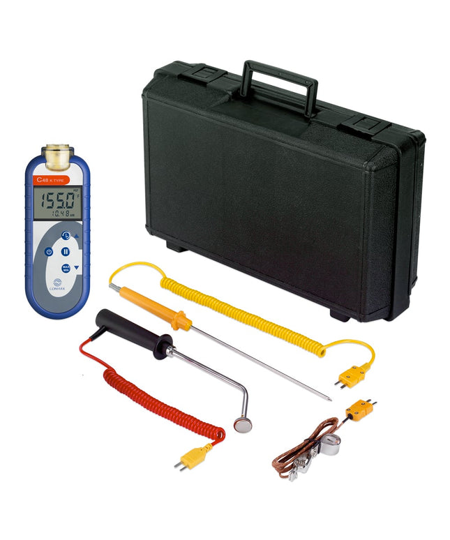 Bộ Nhiệt Kế Thực Phẩm Comark C48/P14 (3) Đầu Dò - Loại K