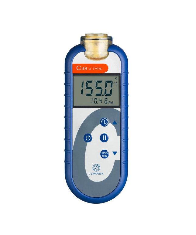 Bộ Nhiệt Kế Thực Phẩm Comark C48/P15 Đầu Dò PK15M Giá Đỡ - Loại K