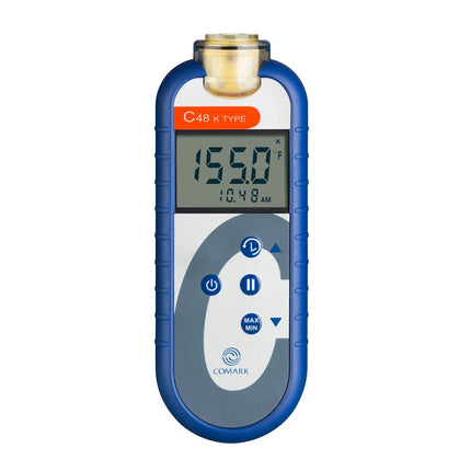 Bộ Nhiệt Kế Thực Phẩm Comark C48/P15 Đầu Dò PK15M Giá Đỡ - Loại K