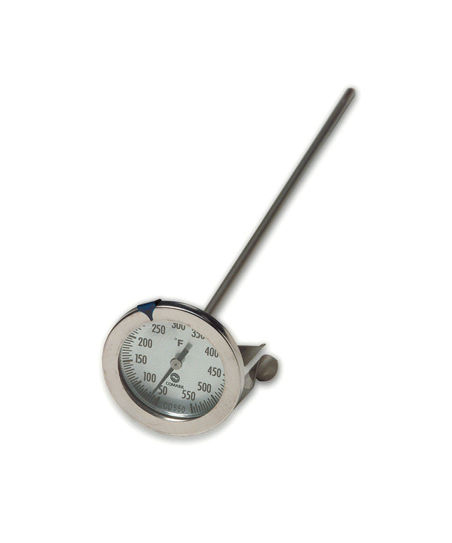 Nhiệt Kế Kẹo Chiên Ngập Dầu Comark CD550 Mặt Số 5.7cm Cán 30.5cm 50-550°F