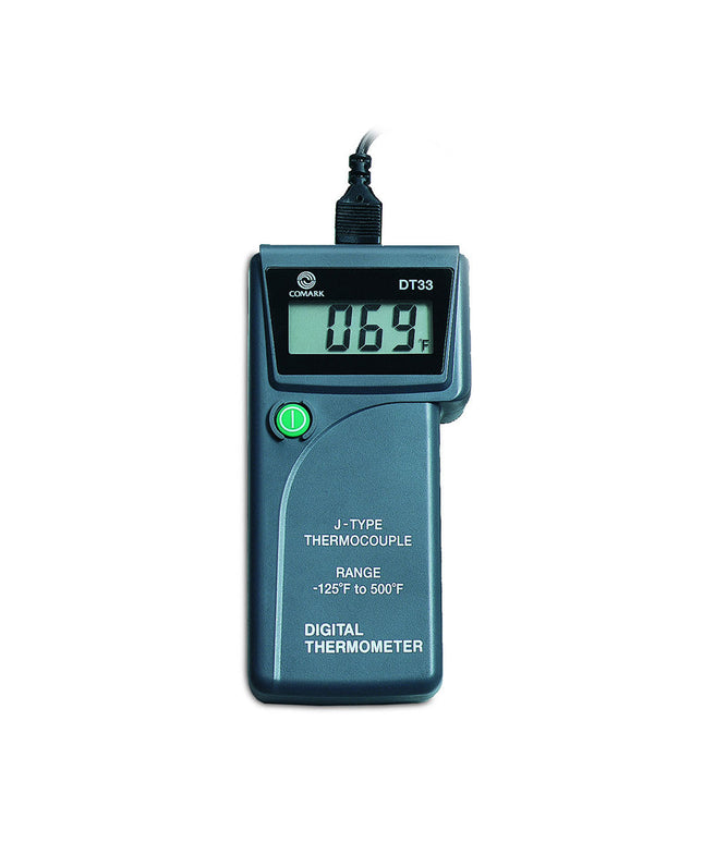 Nhiệt Kế Điện Tử Cầm Tay Comark DT33 Loại J, -125 Đến 500 Độ F