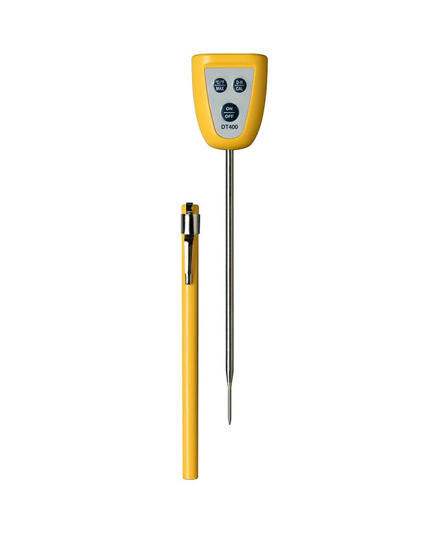 Nhiệt Kế Điện Tử Bỏ Túi Comark DT400Y Nút Giữ Dữ Liệu, Màu Vàng
