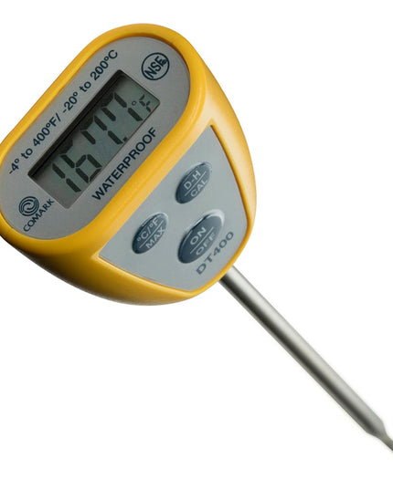 Nhiệt Kế Điện Tử Bỏ Túi Comark DT400Y Nút Giữ Dữ Liệu, Màu Vàng