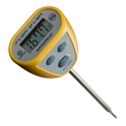 Nhiệt Kế Điện Tử Bỏ Túi Comark DT400Y Nút Giữ Dữ Liệu, Màu Vàng