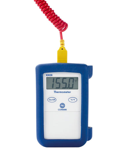 Bộ Máy Đo Nhiệt Độ Kỹ Thuật Số Comark KM28KIT Loại K Thermocouple Đầu Dò 7.6 cm, -40 Đến 1000 Độ F