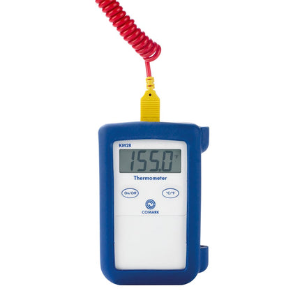 Bộ Máy Đo Nhiệt Độ Kỹ Thuật Số Comark KM28KIT Loại K Thermocouple Đầu Dò 7.6 cm, -40 Đến 1000 Độ F