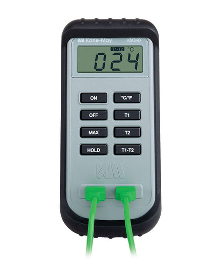 Nhiệt Kế Điện Tử Comark KM340 Type K Hai Đầu Đo