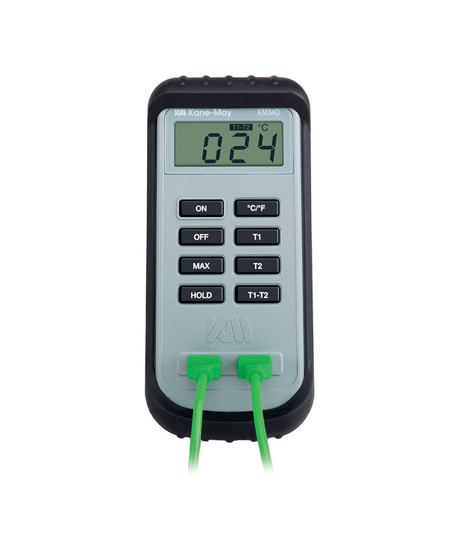 Nhiệt Kế Điện Tử Comark KM340 Type K Hai Đầu Đo