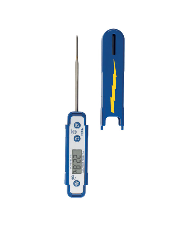 Comark PDQ400 Nhiệt Kế Điện Tử Bỏ Túi Chống Nước Que Đo 7.6 cm, -20 Đến 204 Độ C