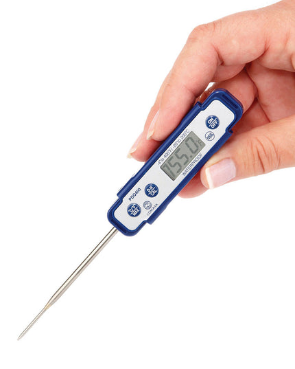 Comark PDQ400 Nhiệt Kế Điện Tử Bỏ Túi Chống Nước Que Đo 7.6 cm, -20 Đến 204 Độ C