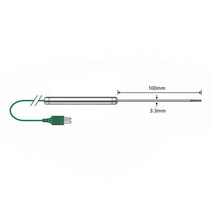 Đầu Dò Thịt Lò Nướng Comark PK23M Type K Dây Chịu Nhiệt