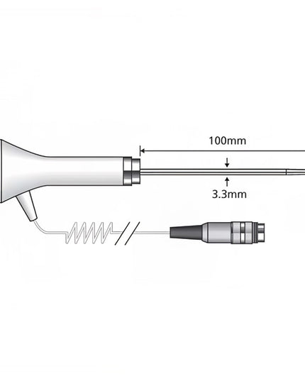 Đầu Dò Xuyên Thấu Comark PX22L/C Dây Xoắn Cho C22
