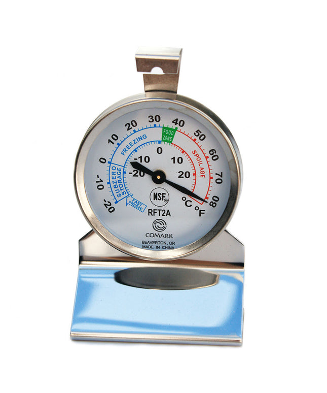 Nhiệt Kế Tủ Lạnh Tủ Đông Comark RFT2AK Inox -20 Đến 80F