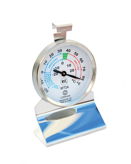 Nhiệt Kế Tủ Lạnh Tủ Đông Comark RFT2AK Inox -20 Đến 80F