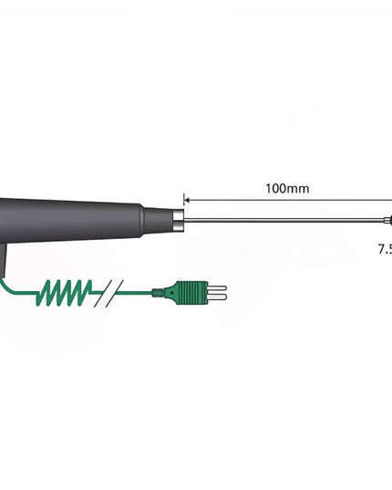 Đầu Dò Bề Mặt Comark SK21M Type K Thân Thẳng