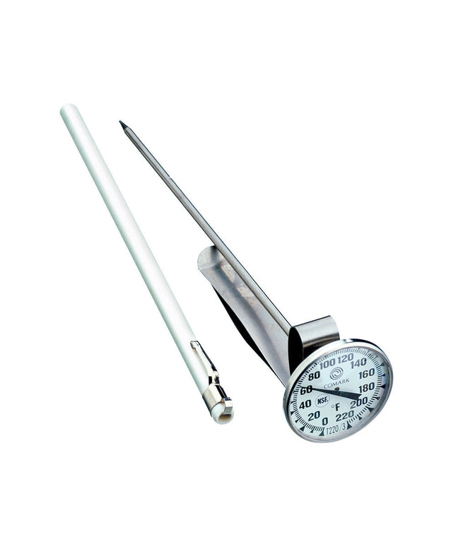 Nhiệt Kế Bỏ Túi Comark T220/38A Mặt Số 4.4 cm Que 20.3 cm, 0 Đến 220 Độ F