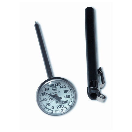 Nhiệt Kế Bỏ Túi Comark T220A/BOXED Mặt Đồng Hồ 2.5 cm Que Đo 12.7 cm, 0 Đến 220 Độ F
