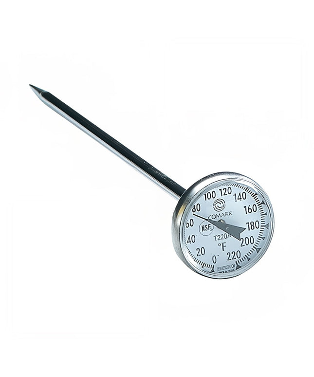 Nhiệt Kế Bỏ Túi Comark T220AK Mặt Số 2.5 cm Cần 12.7 cm 0 Đến 220 Độ F
