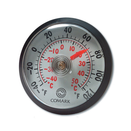 Nhiệt Kế Trong Nhà Ngoài Trời Comark UTL140 Mặt Số 5.1 cm Gắn Nam Châm Hoặc Keo Dính