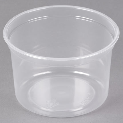 Solo MicroGourmet 16 oz Hộp Đựng Deli Nhựa Polypropylene Trong Suốt 500 Cái/Thùng