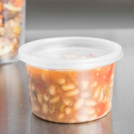 Nắp nhựa PP lõm trong suốt Solo MicroGourmet - Thùng 500 cái