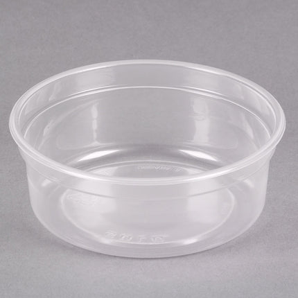 Hộp đựng thực phẩm nhựa PP trong suốt Solo MicroGourmet 237 ml - Thùng 500 cái