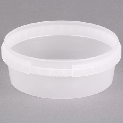 Hộp đựng thực phẩm trong mờ chống giả mạo khóa an toàn Placon 237 ml - Thùng 500 cái