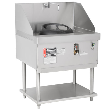 Bếp xào wok gas tự nhiên Town M-1-JR-N một họng kèm vòng chảo Mandarin gang 33 cm