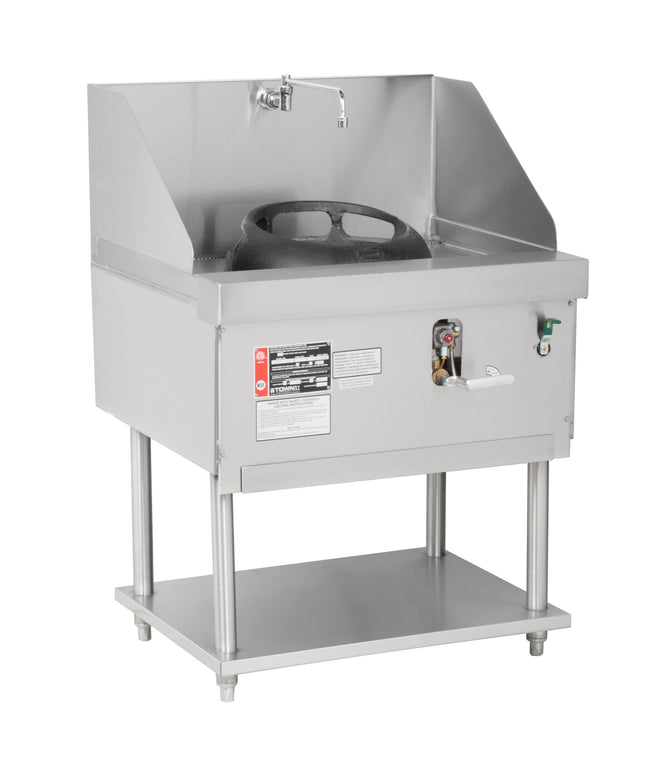 Bếp xào wok gas tự nhiên Town M-1-JR-N một họng kèm vòng chảo Mandarin gang 33 cm