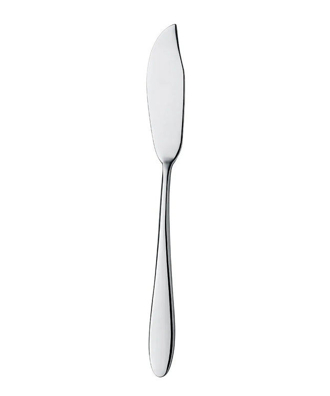 (12 Cái) Dao Ăn - GGM Gastro Leandro - Thép Không Gỉ 18/10 - 207mm