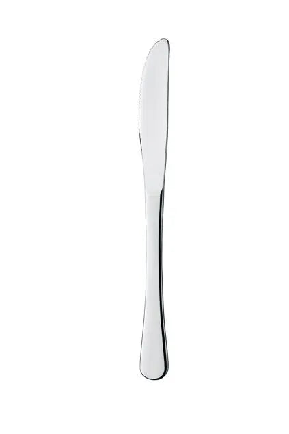 (12 Cái) Dao Ăn - GGM Gastro Mila - Thép Không Gỉ 18/10 - 221mm - Bóng Gương