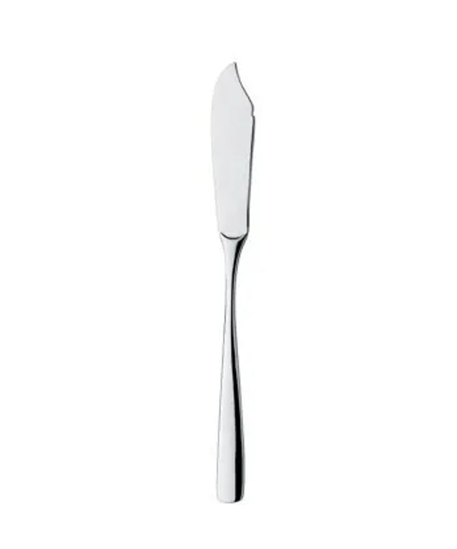 (12 Cái) Dao Cá - GGM Gastro Aleria - Thép Không Gỉ 18/10 - 210mm - Bóng Gương