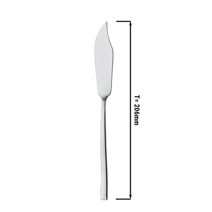 (12 Cái) Dao Cá - GGM Gastro Giancarlo - Thép Không Gỉ 18/10 - 206mm